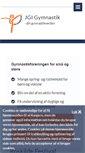 Mobile Screenshot of jgi-gymnastik.dk